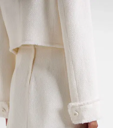 Dolce & Gabbana Cropped wool-blend tweed jacket | Thumbnail 2