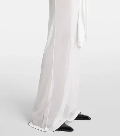 Jacquemus La Robe Maille Nodo sheer gown | Thumbnail 2