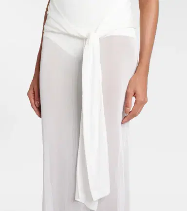 Jacquemus La Robe Maille Nodo sheer gown | Thumbnail 5