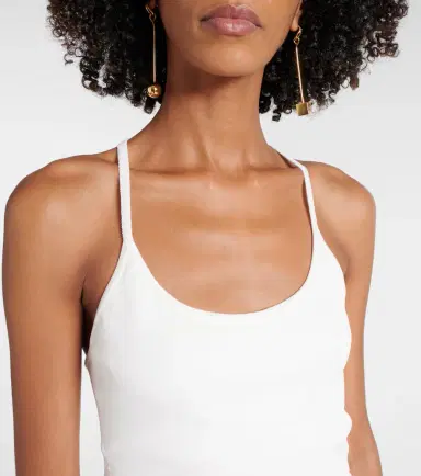 Jacquemus La Robe Maille Nodo sheer gown | Thumbnail 6