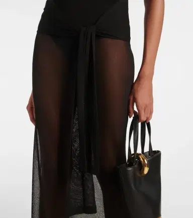 Jacquemus La Robe Maille Nodo embellished gown | Thumbnail 3