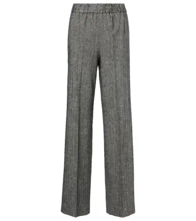 Dolce & Gabbana High-rise wool-blend wide-leg pants | Thumbnail 1