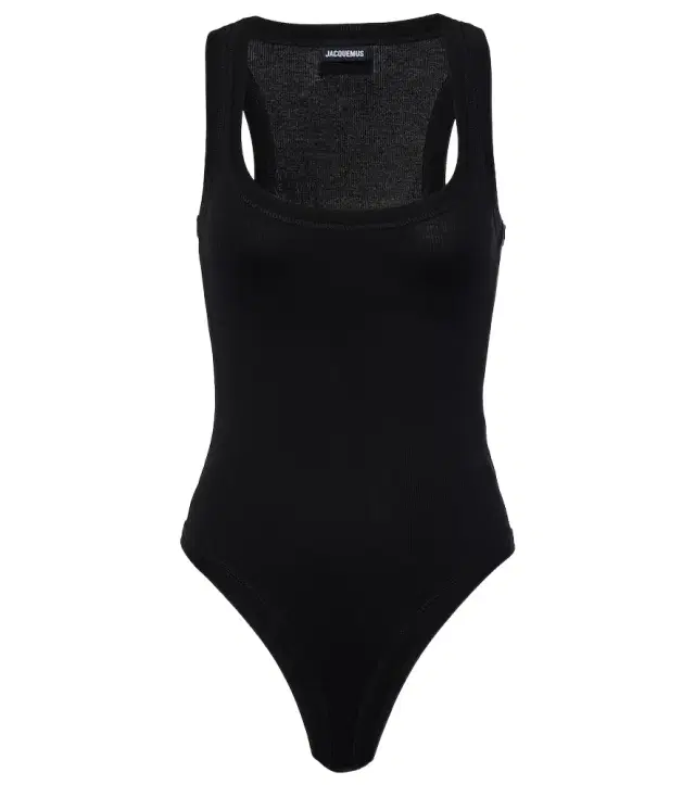 Jacquemus Le Body Gros Grain cotton bodysuit