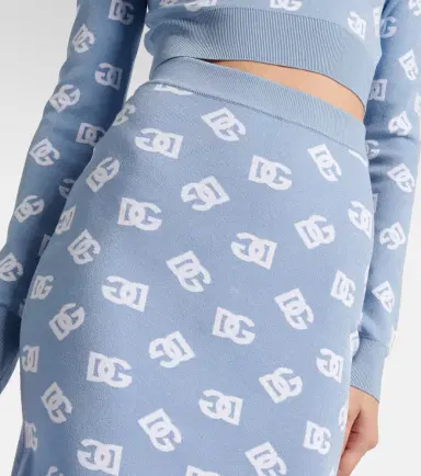 Dolce & Gabbana Logo midi skirt | Thumbnail 4