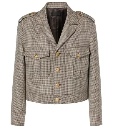 Nili Lotan Lise cropped virgin wool jacket | Thumbnail 1