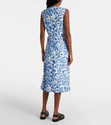 Marni Printed cotton midi dress | Thumbnail 5