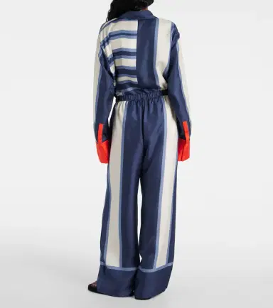 SIR Dazed printed silk palazzo pants | Thumbnail 3