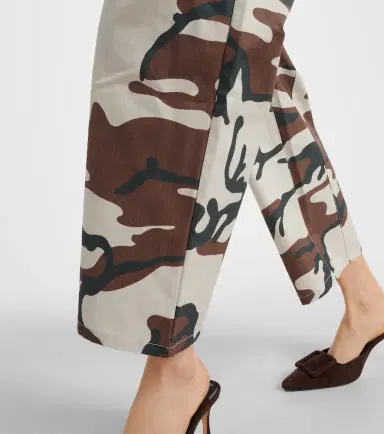 Nili Lotan Shon camouflage cotton cargo pants | Thumbnail 3