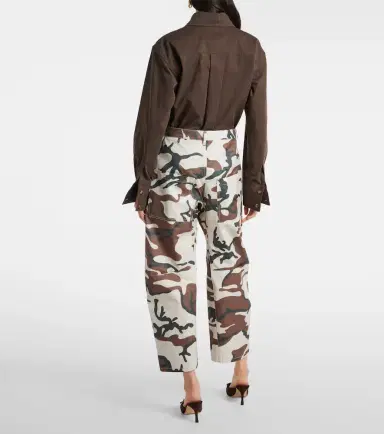 Nili Lotan Shon camouflage cotton cargo pants | Thumbnail 5