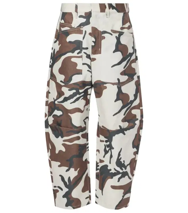 Nili Lotan Shon camouflage cotton cargo pants