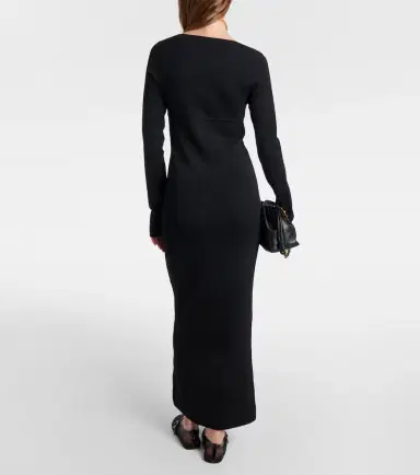 SIR Helena ribbed-knit maxi dress | Thumbnail 5