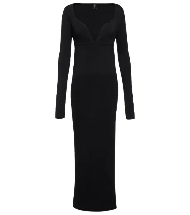 SIR Helena ribbed-knit maxi dress