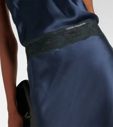 SIR Aries silk maxi skirt | Thumbnail 4