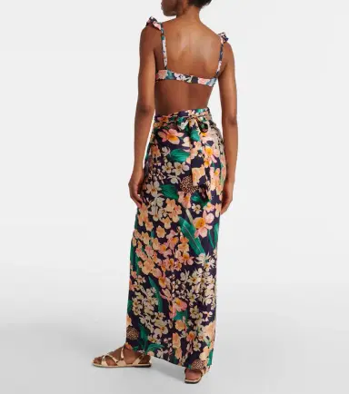 Agua by Agua Bendita Printed beach cover-up | Thumbnail 5