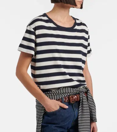 Nili Lotan Brady striped cotton T-shirt | Thumbnail 5