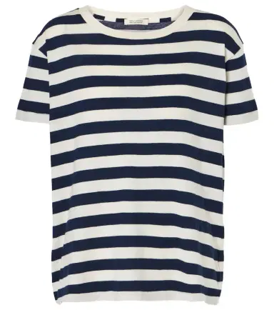 Nili Lotan Brady striped cotton T-shirt | Thumbnail 1