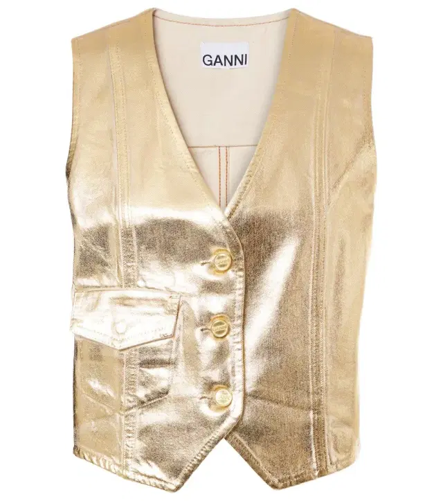 Ganni Denim vest