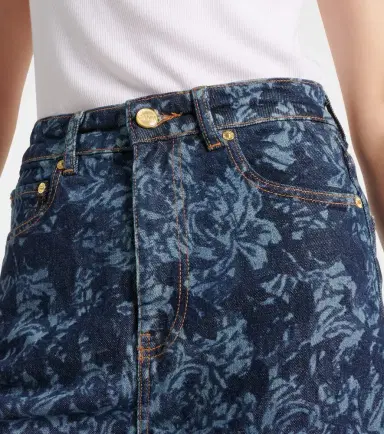 Ganni Printed high-rise flared jeans | Thumbnail 6
