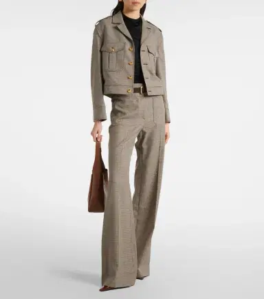 Nili Lotan Christophe virgin wool flared pants | Thumbnail 2
