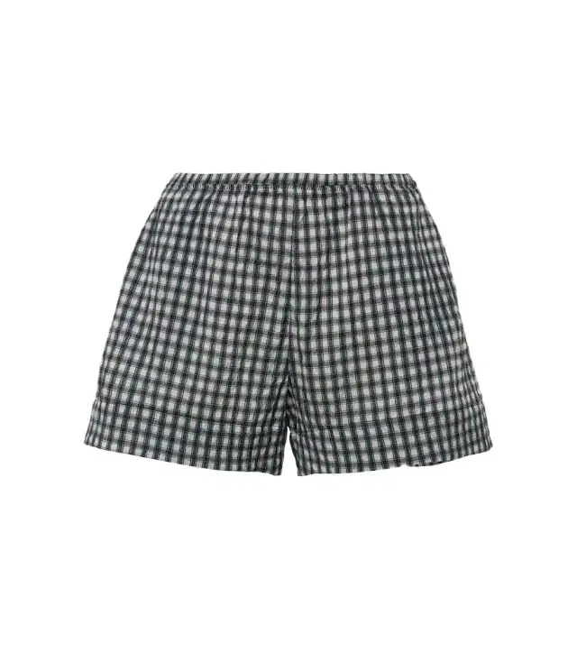 Ganni Checked seersucker shorts