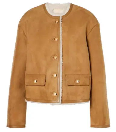 Nili Lotan Zanie shearling-lined suede jacket | Thumbnail 1 Nili Lotan Zanie shearling-lined suede jacket | Thumbnail 1