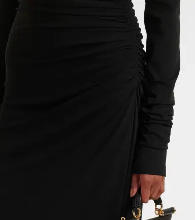 Dolce & Gabbana Draped jersey midi dress | Thumbnail 3