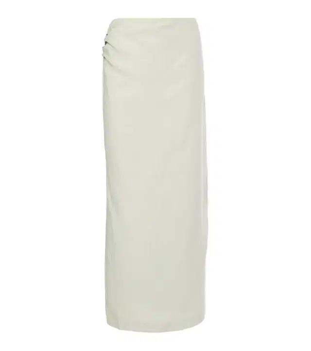 SIR Iris asymmetric linen maxi skirt