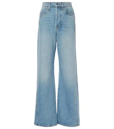 Veronica Beard Taylor high-rise wide-leg jeans | Thumbnail 1