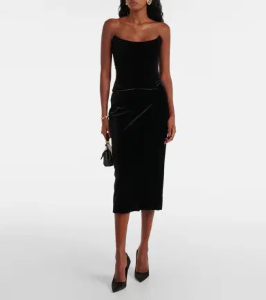 Dolce & Gabbana Velvet bustier dress | Thumbnail 2