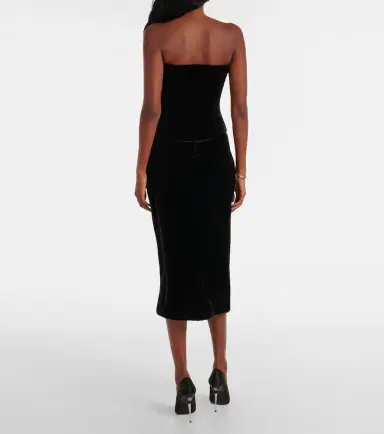 Dolce & Gabbana Velvet bustier dress | Thumbnail 4