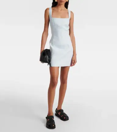 SIR Iris Tie linen minidress | Thumbnail 3