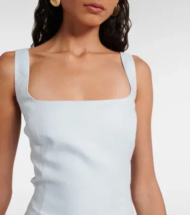 SIR Iris Tie linen minidress | Thumbnail 4
