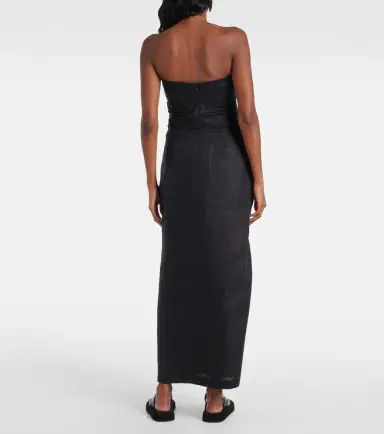SIR Josefina linen maxi skirt | Thumbnail 4