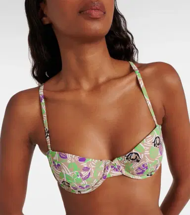 Tory Burch Floral bikini top | Thumbnail 4 Tory Burch Floral bikini top | Thumbnail 4