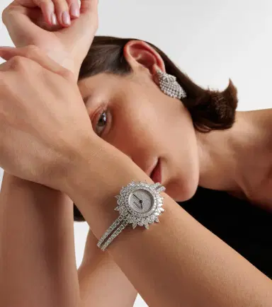 Yeprem Y-Momento 18kt white gold watch with diamonds | Thumbnail 4