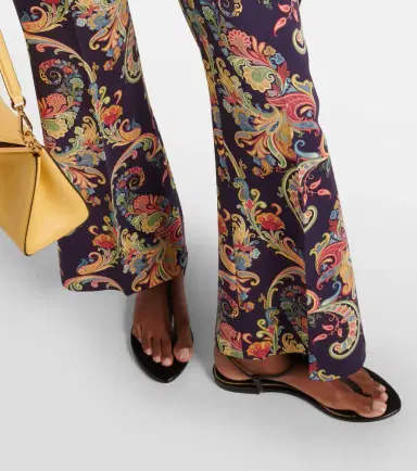 Etro Paisley high-rise flared pants | Thumbnail 2