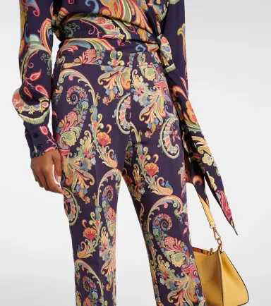 Etro Paisley high-rise flared pants | Thumbnail 5