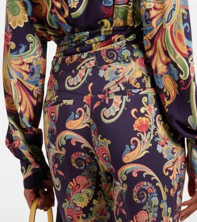 Etro Paisley high-rise flared pants | Thumbnail 6