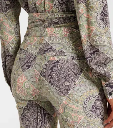 Etro Paisley high-rise flared pants | Thumbnail 6