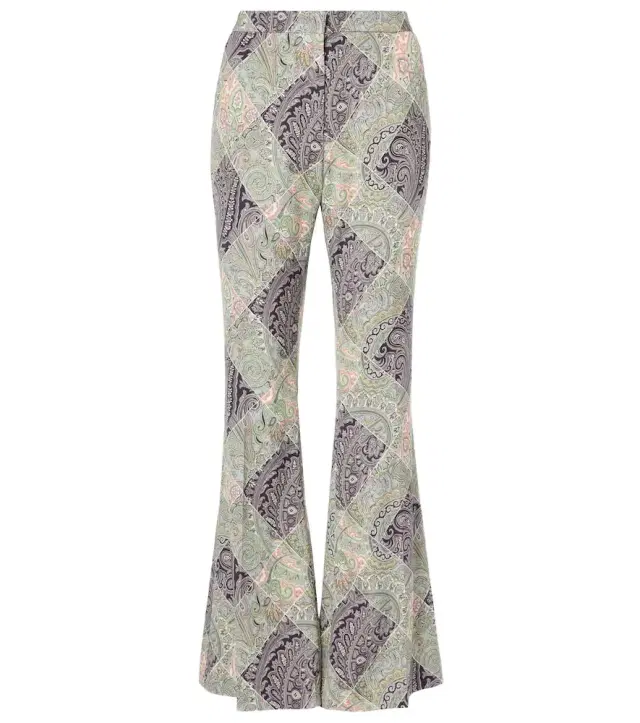 Etro Paisley high-rise flared pants