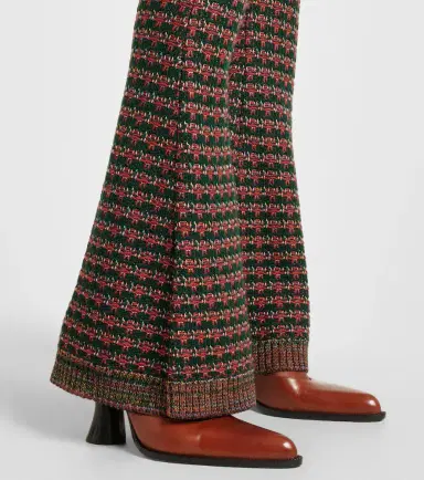 Etro Embroidered high-rise flared pants | Thumbnail 5