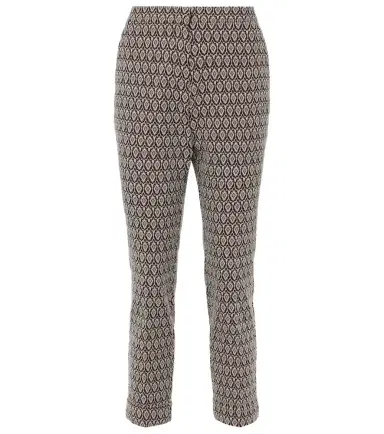 Etro Printed cotton-blend cropped pants | Thumbnail 1