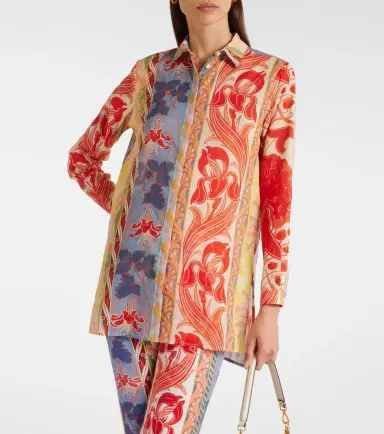 Etro Printed cotton shirt | Thumbnail 3