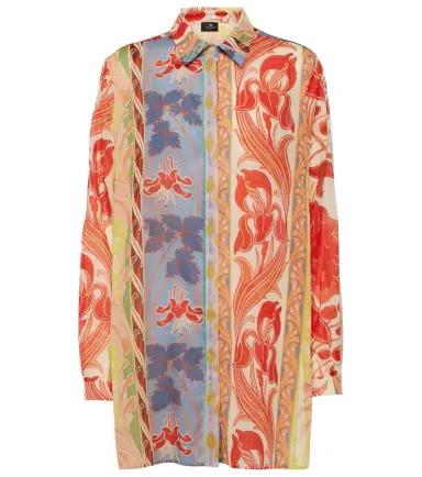 Etro Printed cotton shirt | Thumbnail 1