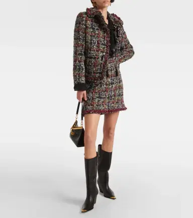 Etro Wool-blend tweed miniskirt | Thumbnail 2