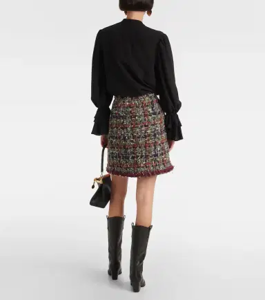 Etro Wool-blend tweed miniskirt | Thumbnail 5