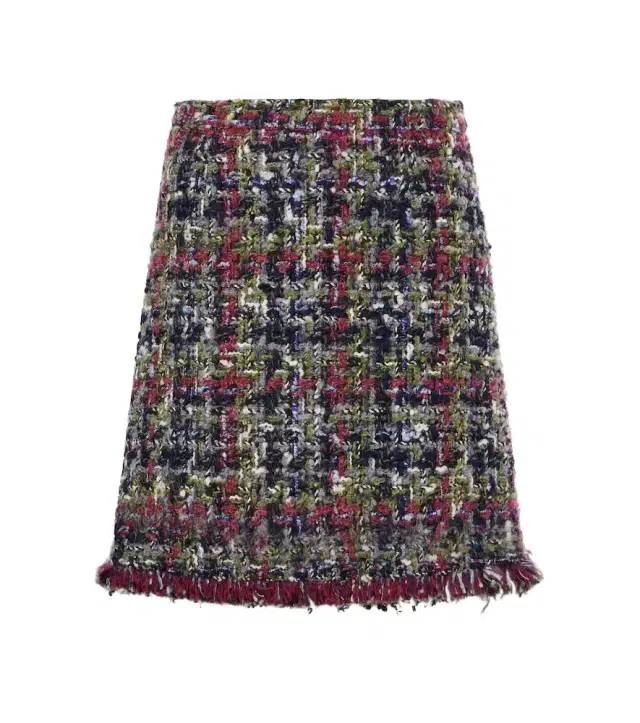Etro Wool-blend tweed miniskirt