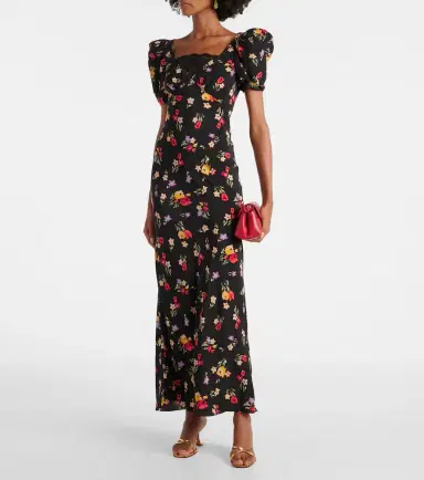 Rodarte Floral silk crêpe de chine gown | Thumbnail 5