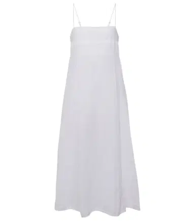 Velvet Stephie linen midi dress | Thumbnail 1