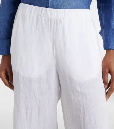 Velvet Lola linen wide-leg pants | Thumbnail 2